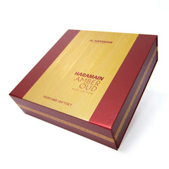Al Haramain Amber Oud Ruby Edition Gift Set – Το Μυστήριο της Πολυτέλειας σε Ruby Υπογραφή