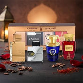 Al Haramain Travel Set (4 Αρώματα) – Amber Oud Gold, L’Aventure, Azlan Oud Bleu, Rouge