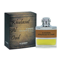 AL Haramain Khulasat al oud spray 100ML - PERFUMEAL HARAMAIN®The GrBazaar of BrandsAL Haramain Khulasat al oud spray 100ML