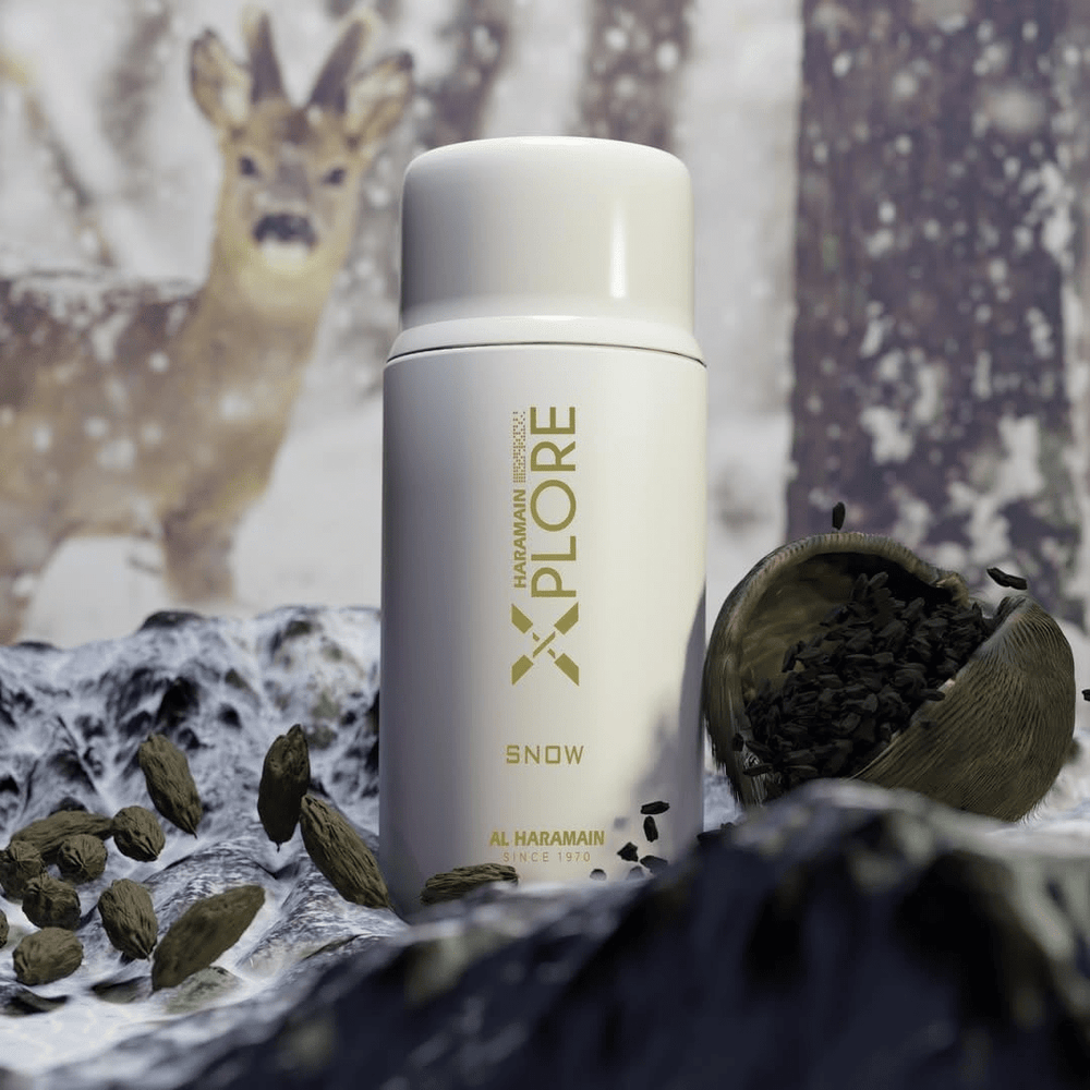 AL Haramain XPLORE snow spray 100ML - PERFUMEAL HARAMAIN®The GrBazaar of BrandsAL Haramain XPLORE snow spray 100ML