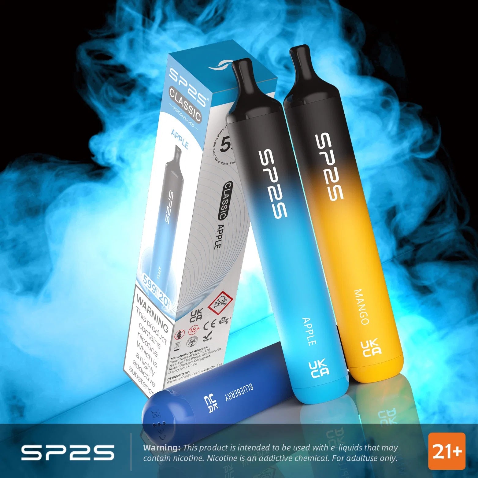 SP2S CLASSIC 600 puffs No Nicotine