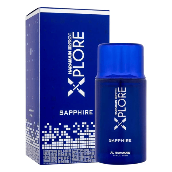AL Haramain XPLORE sapphire spray 100ML - PERFUMEAL HARAMAIN®The GrBazaar of BrandsAL Haramain XPLORE sapphire spray 100ML