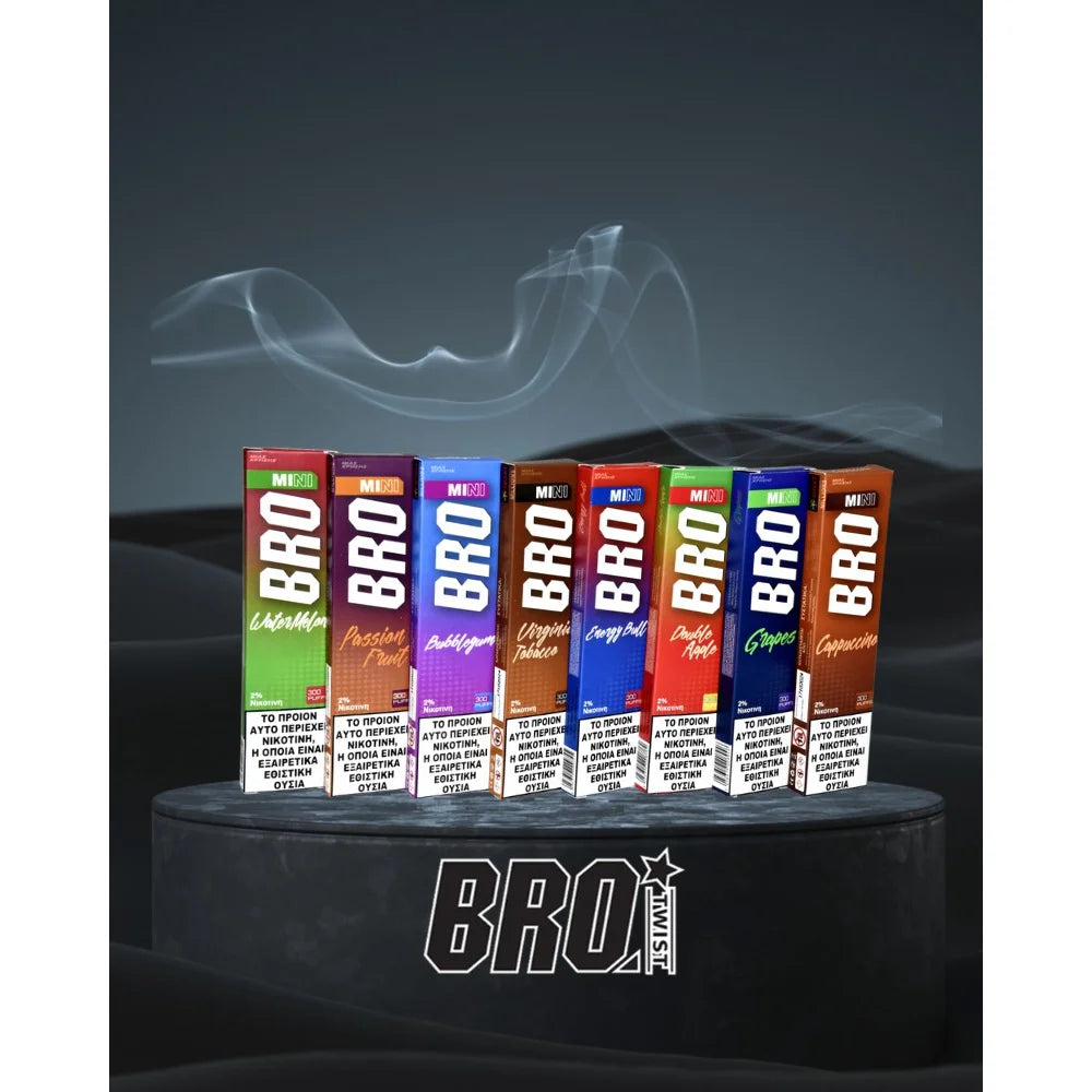 Mini BRO Virginia Tobacco 300 puffs With Nicotine 2%