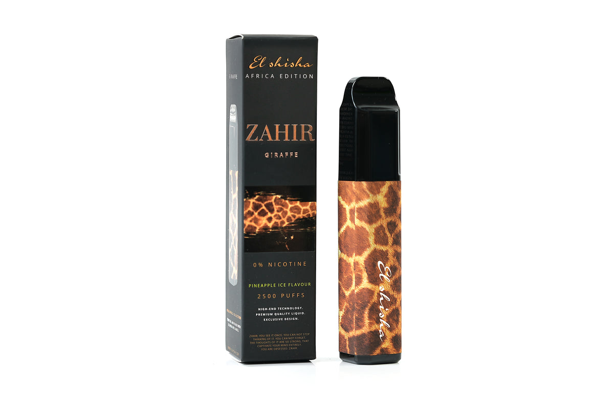 El Shisha Zahir Giraffe PINEAPPLE with Ice Effect no nicotine