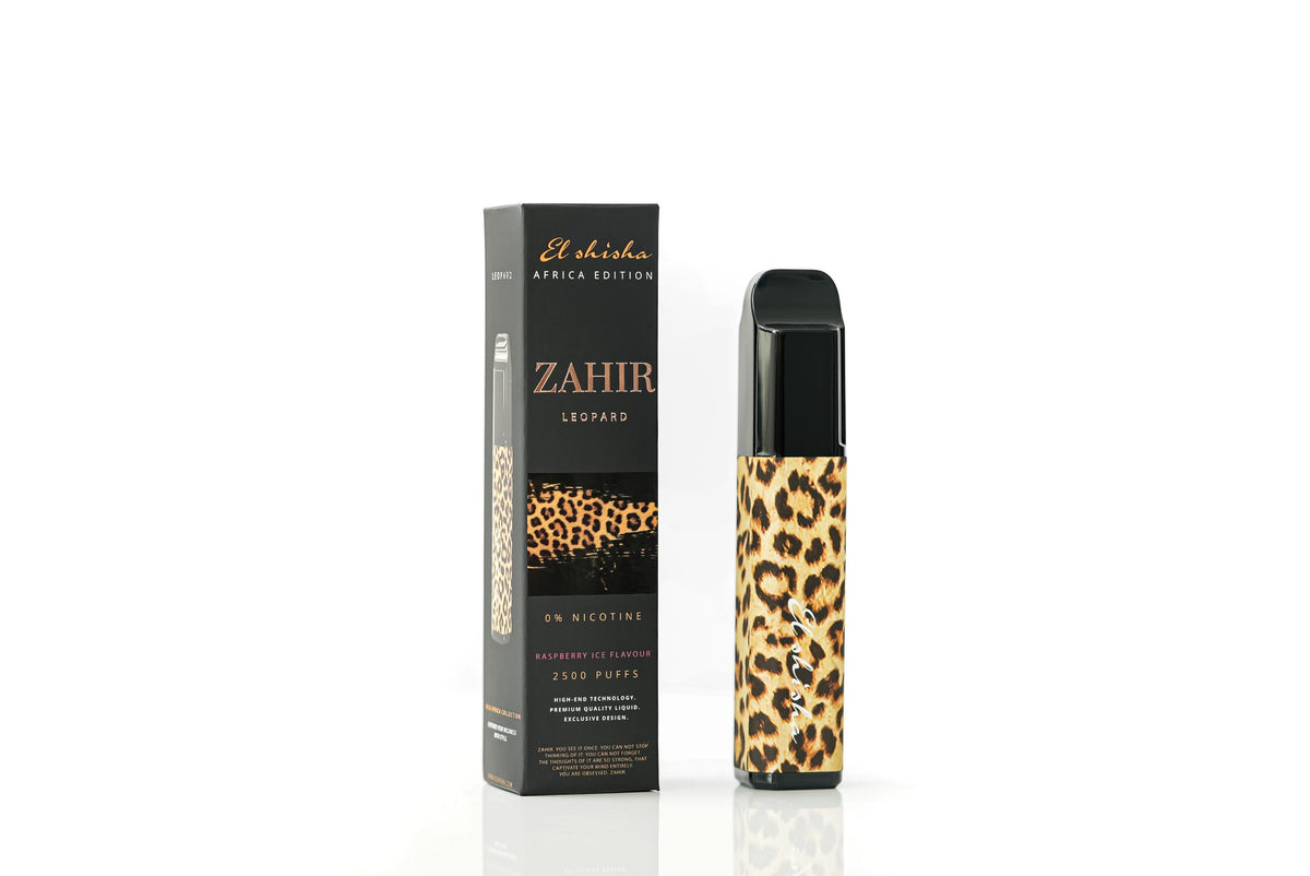 El Shisha Zahir Leopard RASHBERRY with Ice Effect no nicotine